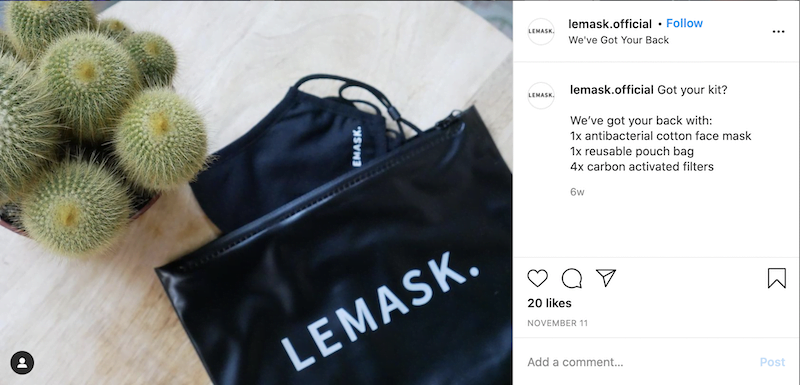 best words and phrases for marketing—instagram caption that says "we've got your back"
