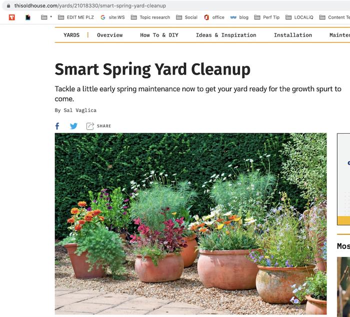 may marketing ideas—blog post about spring cleaning